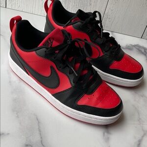 Nike Red and Black Sneakers